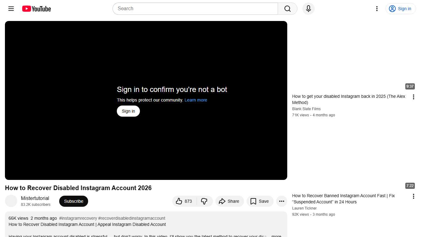 How to Recover Disabled Instagram Account 2026 - YouTube